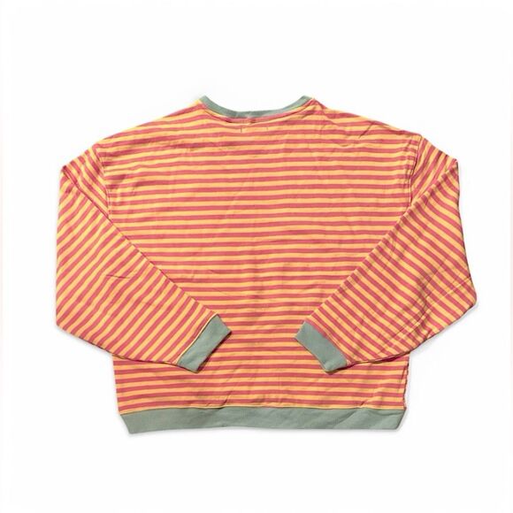 Free People Classic Striped Crew Neck Sweatshirt - Picture 9 of 16